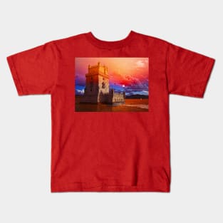 Belem Tower, Lisbon, Portugal Kids T-Shirt